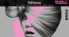 Desktop Screenshot of professionalhairdresser.co.uk